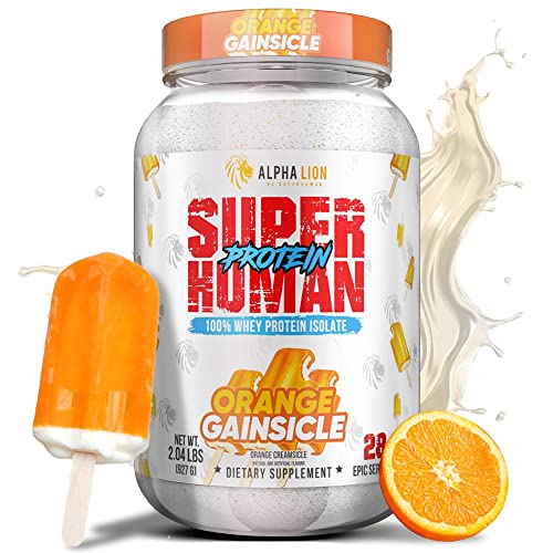 ALPHA LION Superhuman Whey Protein Powder, Great Tasting Pure Whey Protein Isolate ALPHA LION uk supplements