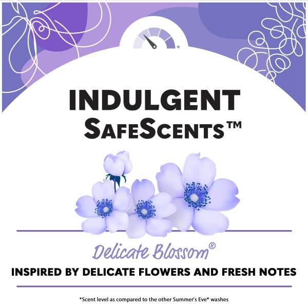 Summer's Eve Delicate Blossom Daily Refreshing Feminine Wash, Removes Odor, pH balanced, 15 fl oz Summer's Eve uk supplements