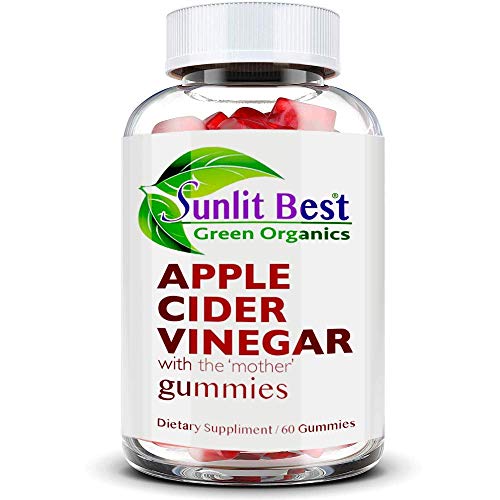 Apple Cider Vinegar Gummies Vitamins with The Mother, Delicious Immunity, Gluten Free Sunlit Best Green Organics uk supplements