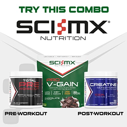 SCI-MX Pro-V Gain - 100% Vegan Chocolate Flavour Soy Protein Powder Isolate + B12 + Magnesium SCI-MX uk supplements