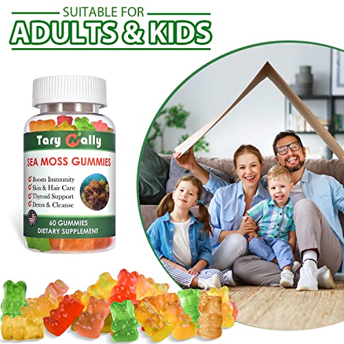 Tary Nally Sea Moss Gummies, Organic Irish Sea Moss Gummies for Adults & Kids Tary Nally uk supplements