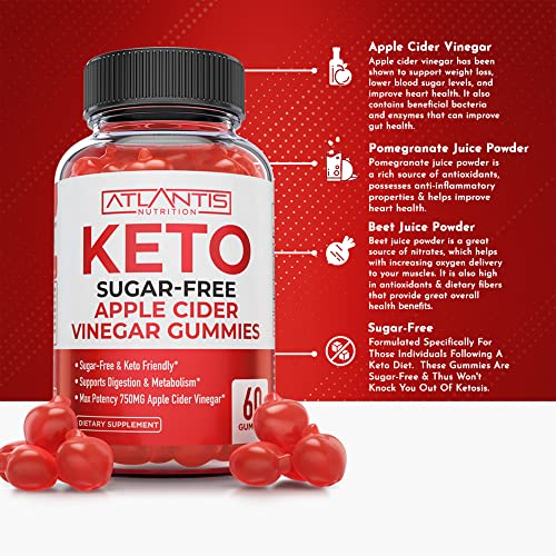 Sugar-Free Keto ACV Gummies for Weight Loss - Apple Cider Vinegar Keto ACV Gummies Atlantis Nutrition uk supplements