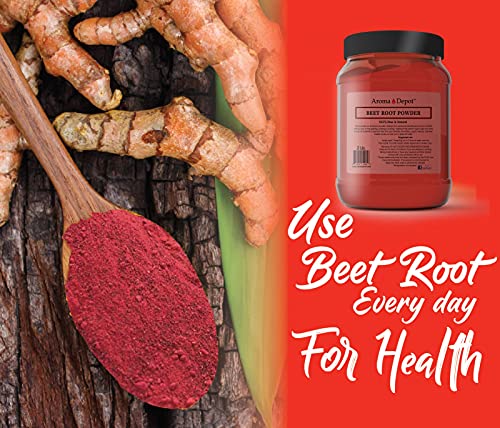 Beet Root Powder 2 lb. by Aroma Depot Raw & Non-GMO I Vegan & Gluten Free I Nitric Oxide Aroma Depot uk supplements