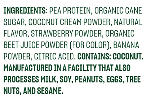 Vega Protein Made Simple Protein Powder, Strawberry Banana - Stevia Free, Vegan Vega uk supplements