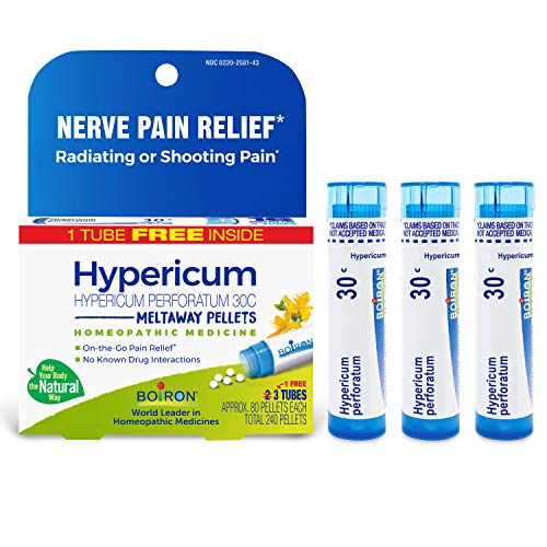 Boiron Hypericum Perforatum 30C Homeopathic Medicine for Relief from Nerve Pain, Toothaches Boiron uk supplements