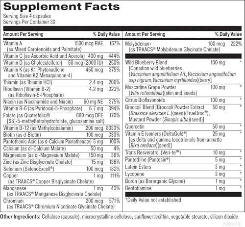 Designs for Beauty The Foundation of You - Women’s Multivitamin Supplement, 120 Count - with Vitamin D, Vitamin C, Folate, Tocotrienols, Lutein, Broccoli Seed, and Zinc Designs for Beauty uk supplements