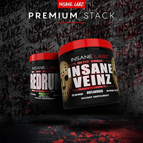 Insane Labz Insane Veinz Non Stimulant NO Enhancing Powder, Nitric Oxide Booster Insane Labz uk supplements
