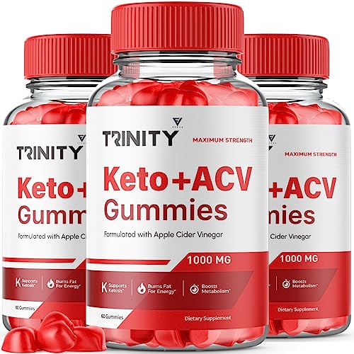 (3 Pack) Trinity Keto, Trinity Keto ACV Gummies - Trinity Keto ACV Gummies Advanced Apple Fyvus uk supplements