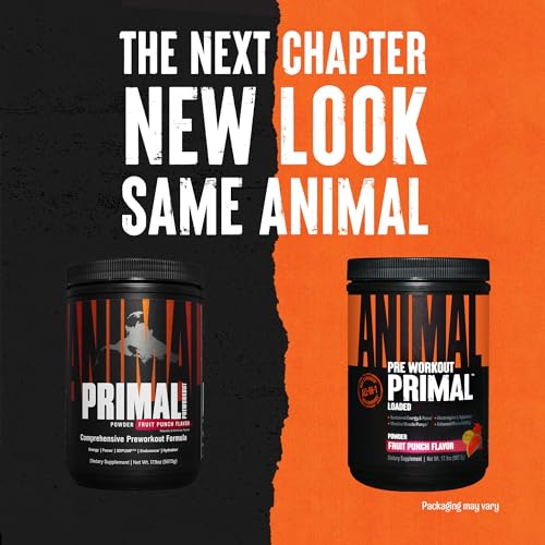 Animal Primal Muscle Hydration + Preworkout Powder – Contains Beta Alanine, 3DPump Animal uk supplements