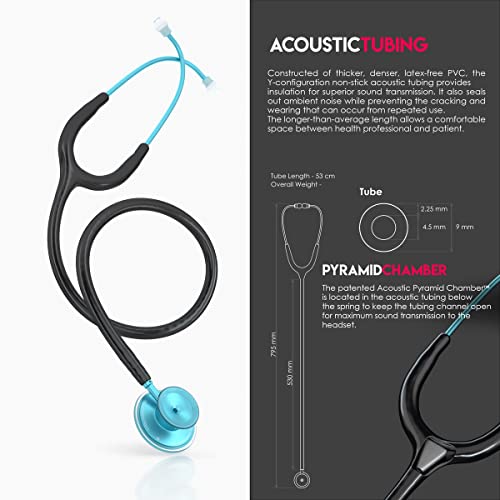 Engravable - MDF Acoustica Lightweight Personalized Custom Stethoscope MDF Instruments uk supplements