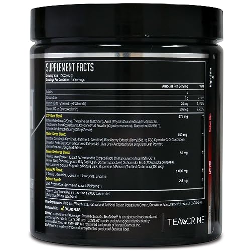 LIPORUSH NDS Nutrition XTP Thermogenic Fat Burner with L-Carnitine - Energy, Focus LIPORUSH uk supplements