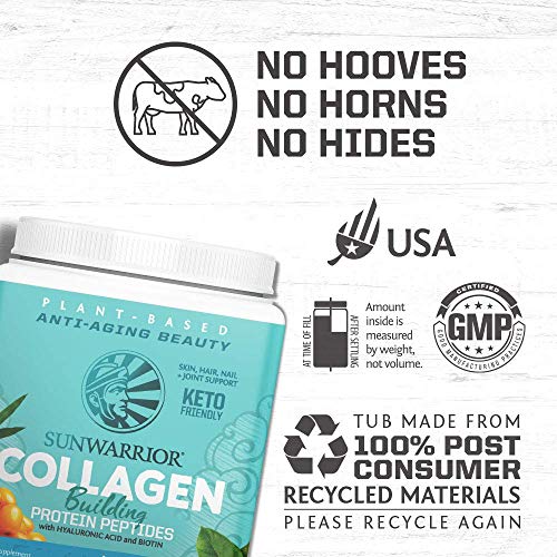 Sunwarrior Collagen Building Protein Peptides, Natural, 500 g Sunwarrior uk supplements