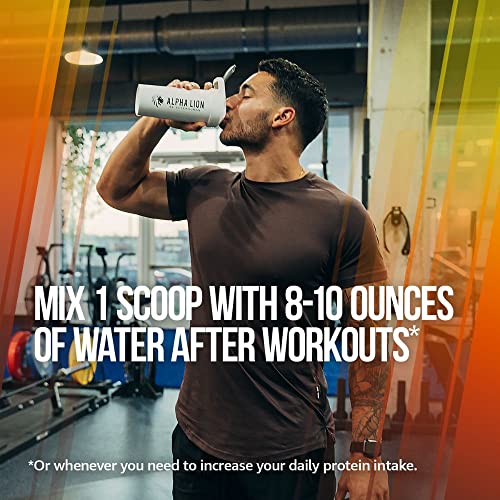 ALPHA LION Superhuman Whey Protein Powder, Great Tasting Pure Whey Protein Isolate ALPHA LION uk supplements