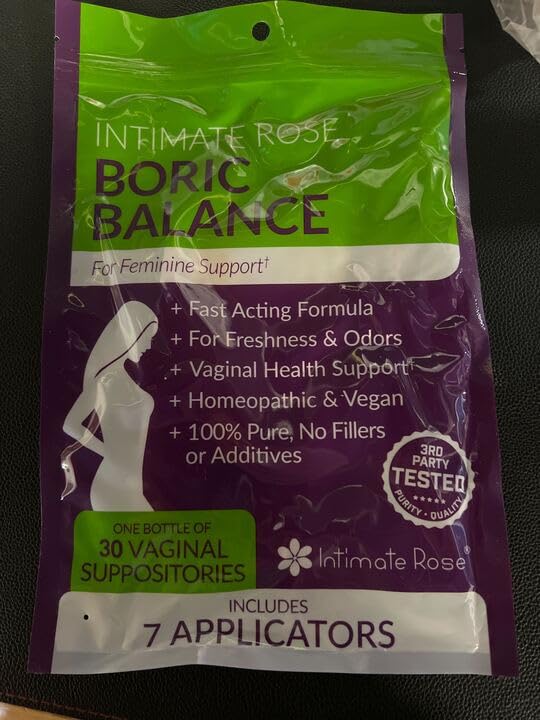 Intimate Rose Combo Pack! Flora Bloom Probiotics for Women (One Bottle) and Boric Balance Boric Acid Intimate Rose uk supplements