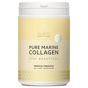 Plent Pure Marine Collagen Tropical Pineapple - Stay Beautiful - 5G Daily - Collagen Peptides - 300g Plent uk supplements