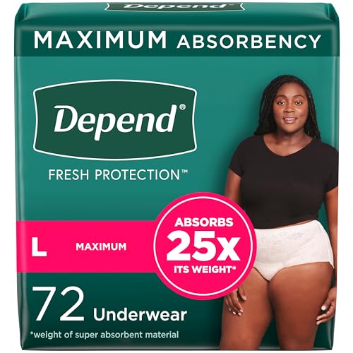 Depend Fresh Protection Adult Incontinence Underwear for Women Depend uk supplements