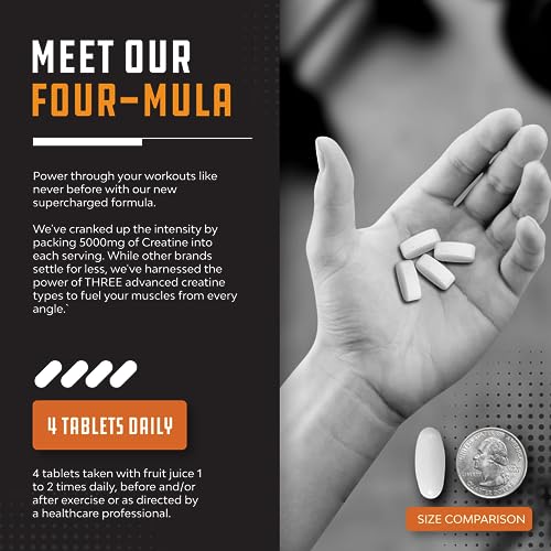 High Strength Tri Phase Creatine Pills - Muscle Mass Gainer and Muscle Recovery Creatine Natures Craft uk supplements
