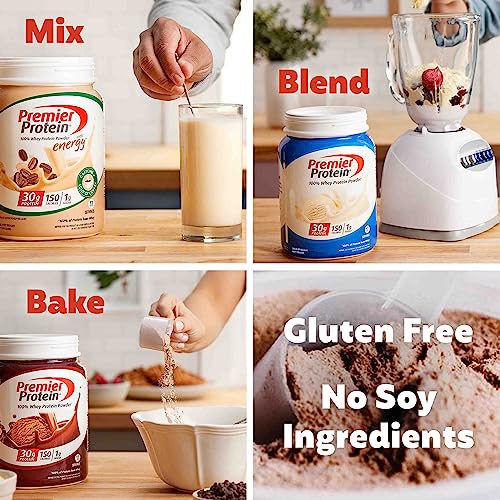 Premier Protein Powder, Vanilla Milkshake, 30g Protein, 1g Sugar, 100% Whey Protein Premier Protein uk supplements