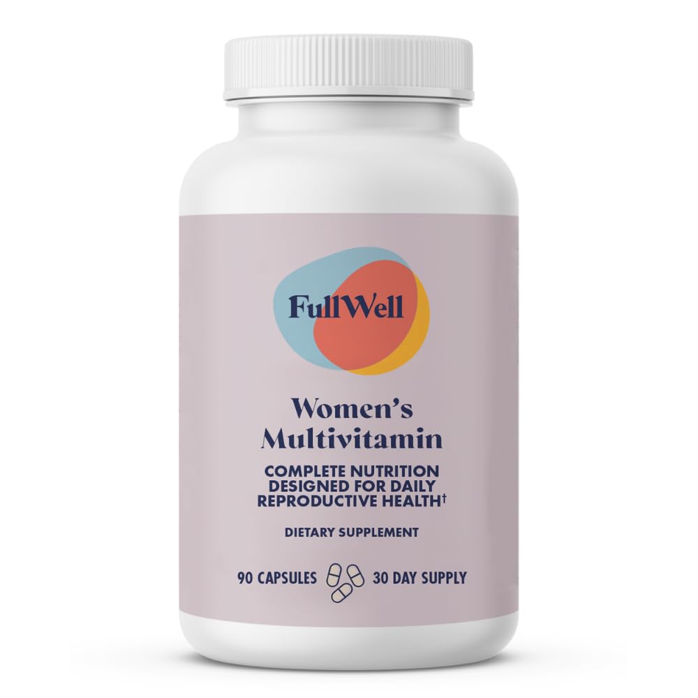 FullWell Women's Multivitamin - Daily Multivitamin for Reproductive Health - Supports Future Fertility, Hormone Balance & Overall Wellness - Antioxidant Blend - CoQ10 & PQQ - 90 Count (30 Servings) FullWell uk supplements