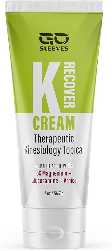 Go Sleeves Sports Recovery Cream - Concentrated Muscle and Joint Recovery Lotion – Magnesium Chloride Cream with Arnica for Muscle Pain and Stiffness from Running, Exercise, Backache – 2 Ounces GO SLEEVES uk supplements