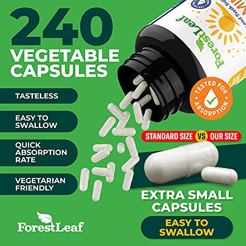 ForestLeaf - Vitamin D3 IU Weekly Supplement (50,000 IU - 240 Count) ForestLeaf uk supplements