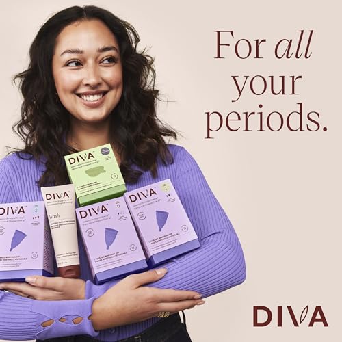 DivaCup - BPA-Free Reusable Menstrual Cup - Leak-Free Feminine Hygiene - Tampon and Pad DivaCup uk supplements