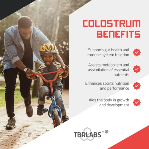 Bovine Colostrum Chewable Tablets - TBR Labs - with Immunoglobulins and Lactoferrin TBR Labs uk supplements
