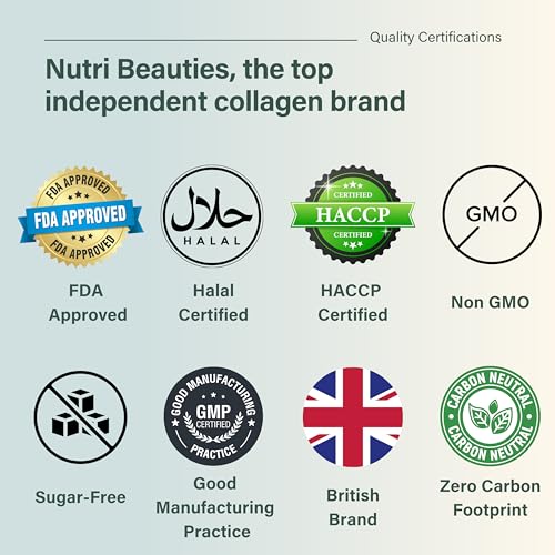 NUTRI Beauties Hydrolysed Marine Collagen Liquid Drink Supplement 10,000Mg NUTRI BEAUTIES uk supplements