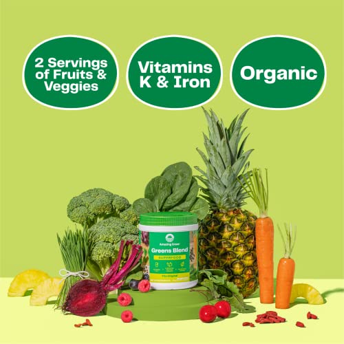 Amazing Grass Greens Blend Superfood: Super Greens Smoothie Mix Amazing Grass uk supplements