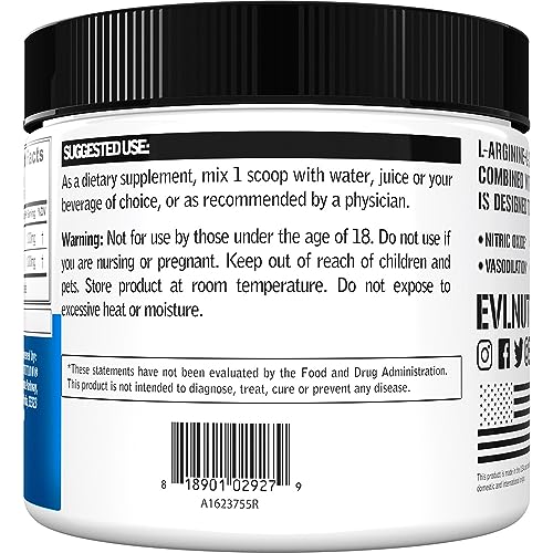 Evlution Nutrition L-Arginine + L-Citrulline - Endurance + Workout Performance Evlution uk supplements
