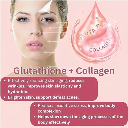 Glutathione Collagen Gummies,Glutathione Collagen Glow Gummies for Dark Spot,60 Pieces Pelinuar uk supplements