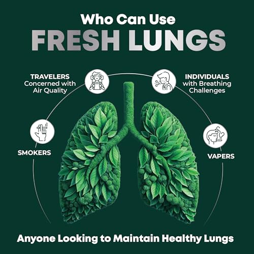 VitalWise Fresh Lungs Lung Detox and Cleanse Supplement with Mullein Leaf Extract VitalWise uk supplements