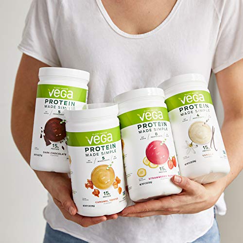 Vega Protein Made Simple, Dark Chocolate - Stevia Free Vegan Protein Powder Vega uk supplements