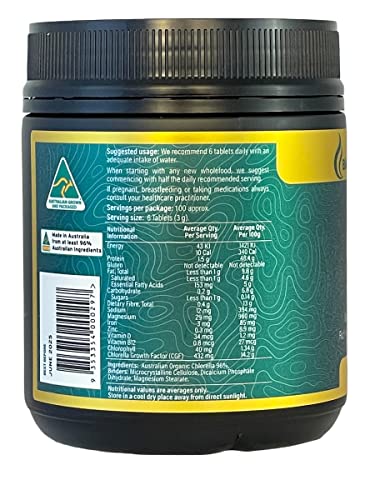 BioGenesis Chlorella Tablets, 600 Tablet Count (500mg) Biogenesis uk supplements