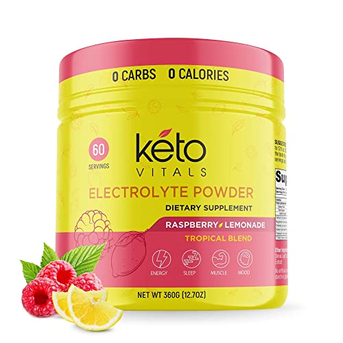 Keto Vitals Electrolytes Powder - Sugar Free Keto Electrolytes Powder with Potassium Keto Vitals uk supplements