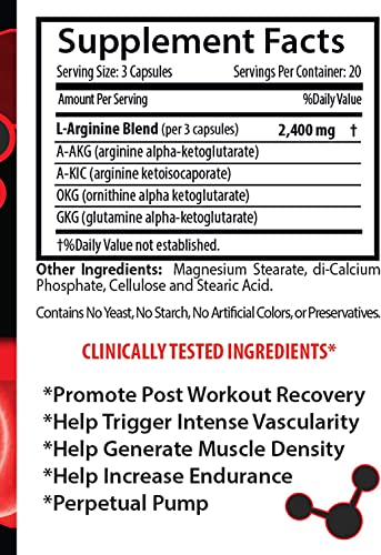 Muscle Pump pre Workout - Nitric Oxide 2400mg Muscle Pump, Extreme Strength Health Solution Prime uk supplements