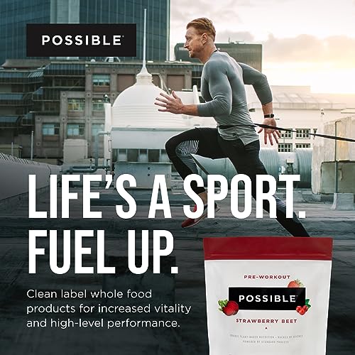 Possible Beet Pre-Workout - Strawberry Beet Flavor - Individually Wrapped Servings Possible uk supplements