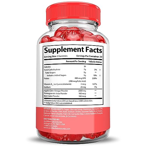 Keto Bites Keto ACV Gummies Extreme Formula 2000MG Vegan Non GMO with Pomegranate Justified Laboratories uk supplements