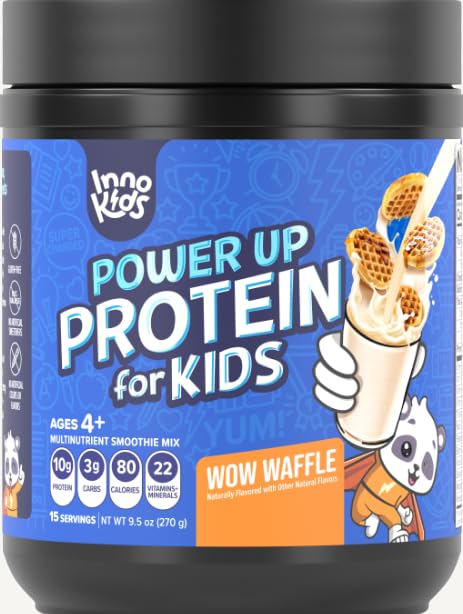 InnoSupps Power Up Protein for Kids Wow Waffle Flavor: Delicious Whey Nutrition InnoSupps uk supplements
