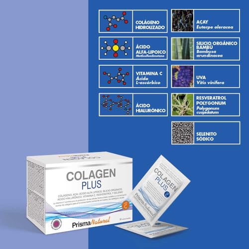 Colagen Plus Anti-Aging 30 Natural Prisma Envelopes Prisma Natural uk supplements