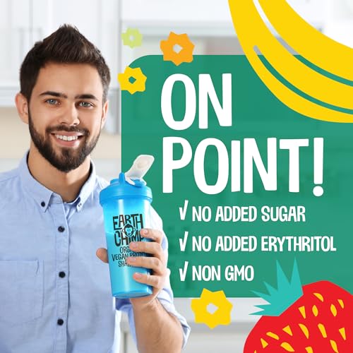 EarthChimp Organic Vegan Protein Powder - with Probiotics - Non GMO, Dairy Free EarthChimp uk supplements