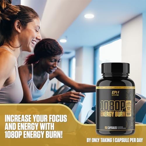 1080p Thermogenic Energy Burn | #1 Rated Energy & Pre Workout for Men & Women EPN Supplements uk supplements
