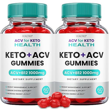 (2 Pack) Acv for Keto Health Gummies - Official Formula, Vegan - Acv for Keto Health Gummies Healthly uk supplements