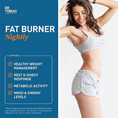 Dr. Tobias Fat Burner Nightly, Night Time Metabolic Support with White Kidney Bean Extract Dr. Tobias uk supplements