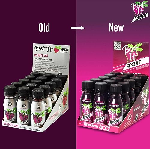 BEET IT Sport Pro-Elite Shot, (15 Shots) Nitrate 400, Non GMO Certified - Each Shot Contains BEET IT uk supplements