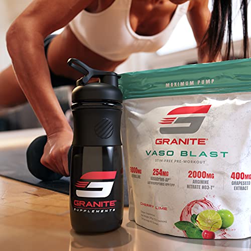 Granite Vaso Blast Advanced 'Stim-Free' Pre-Workout | Supports Vasodialation, NO Conversion Granite Supplements uk supplements
