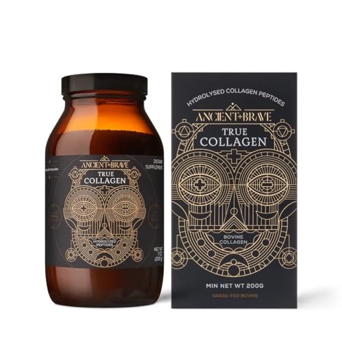 Ancient + Brave True Collagen 200g - Grass-Fed Bovine Collagen Powder - 100% Hydrolysed Collagen Peptides Ancient + Brave uk supplements