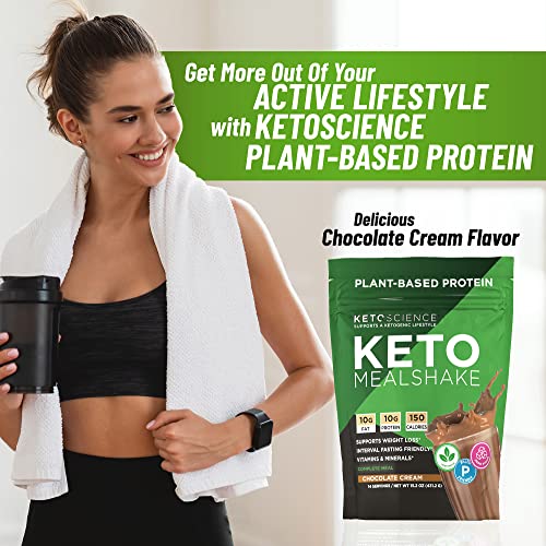 Keto Science Plant Based Protein, Keto Meal Shake, Supports Weight Management Keto Science uk supplements