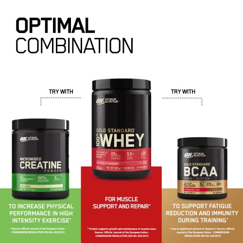 Optimum Nutrition Gold Standard 100% Whey Muscle Building and Recovery Protein Powder Optimum Nutrition uk supplements